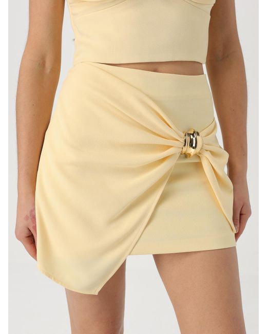 Falda Mujer Elisabetta Franchi de color Natural