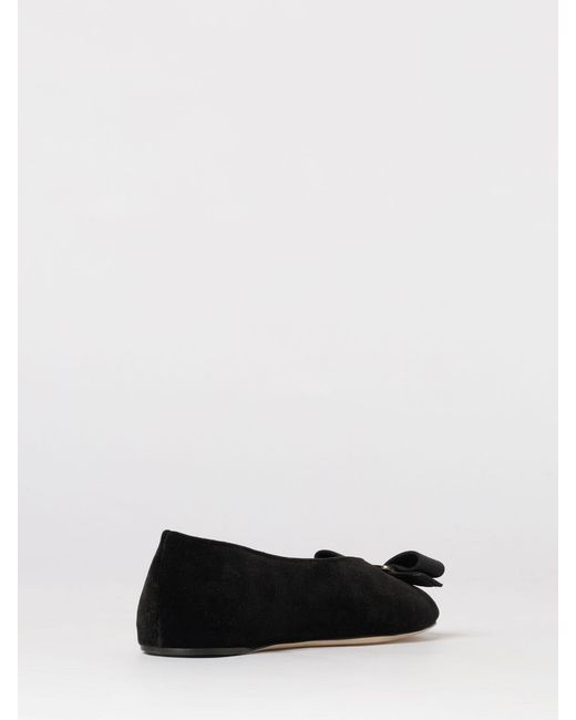 Ferragamo White Ballet Flat