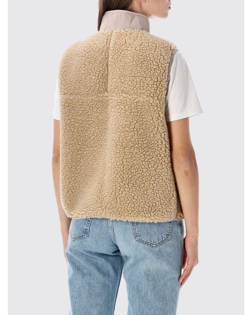 Patagonia Natural Classic Retro-X High-Neck Fleece Vest With Patch Pocket