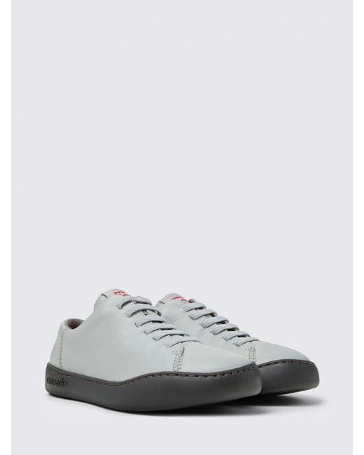 Camper White Peu Touring Leather Sneakers