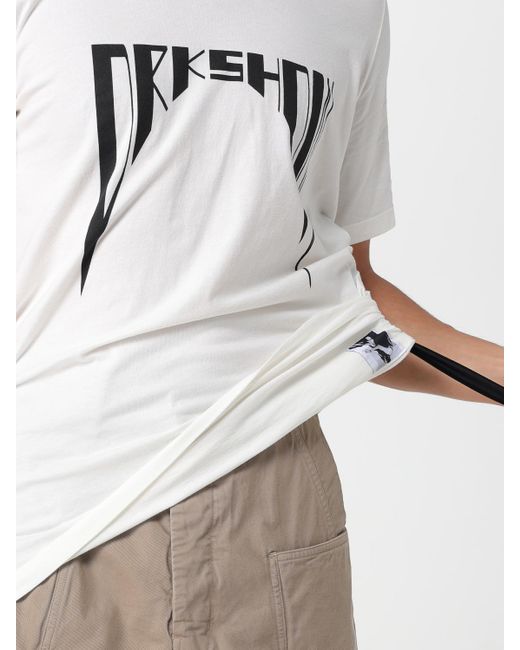 Camiseta Hombre Rick Owens de hombre de color White