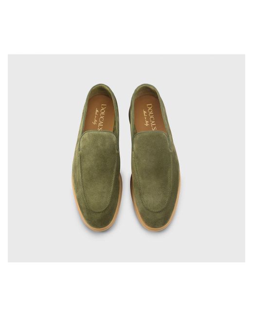 Doucal's Green Loafers for men