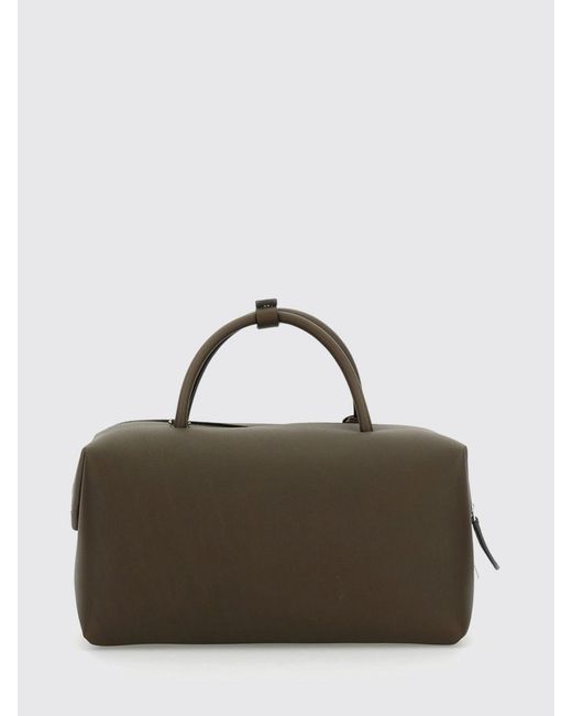 Max Mara Green Cargo Leather Holdall Bag
