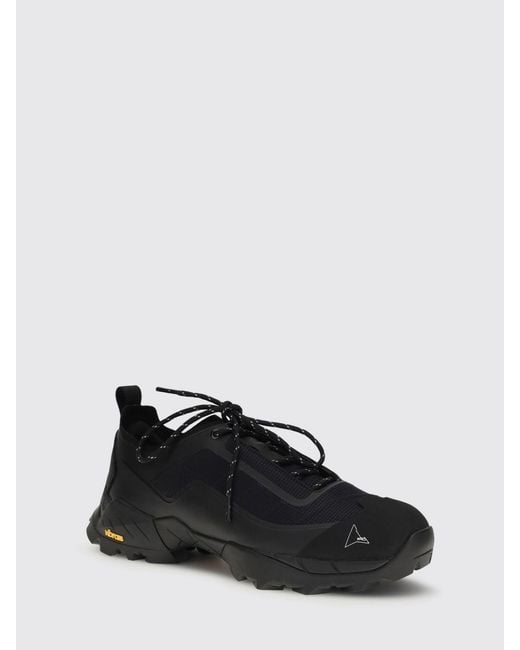 Roa Black Katharina Technical Fabric And Rubber Sneakers for men