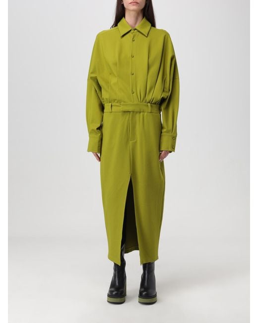 WEILI ZHENG Green Dress