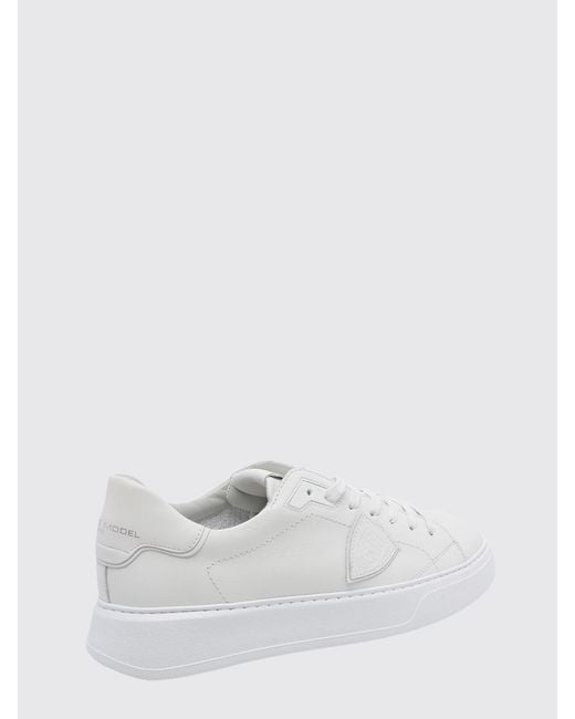 Philippe Model White Sneakers for men