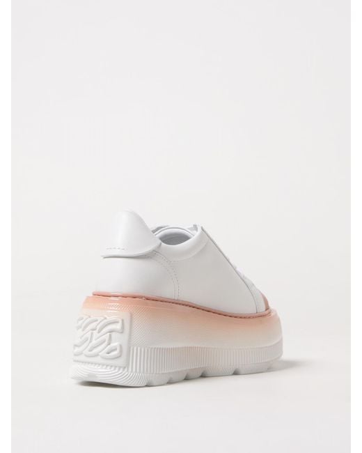 Casadei White Salen Trainers