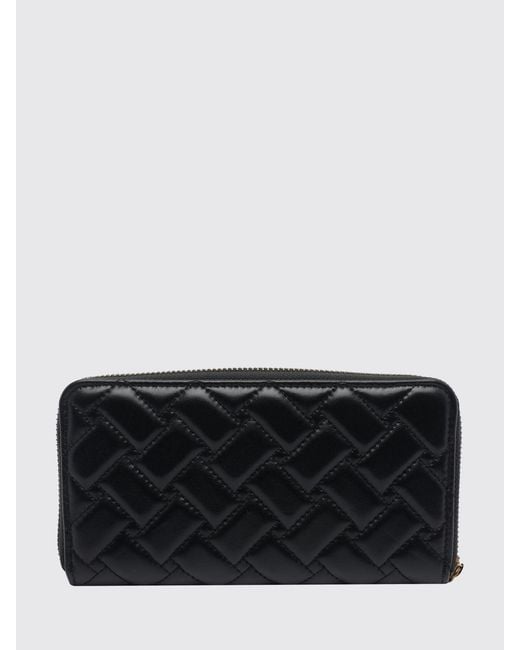 Kurt Geiger Black Eagle Matelassé Nappa Leather Wallet