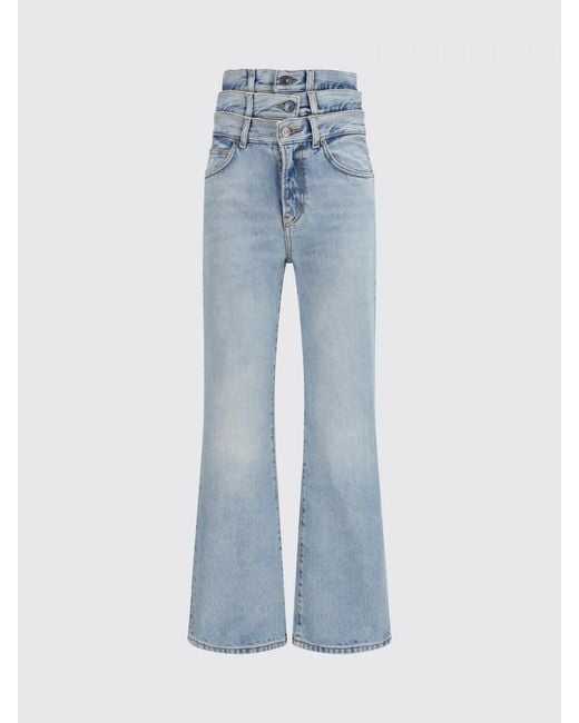 Fiorucci Blue Triple Waist Denim Jeans