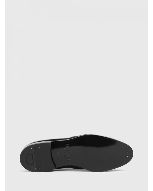 Doucal's White Patent Leather Loafers for men