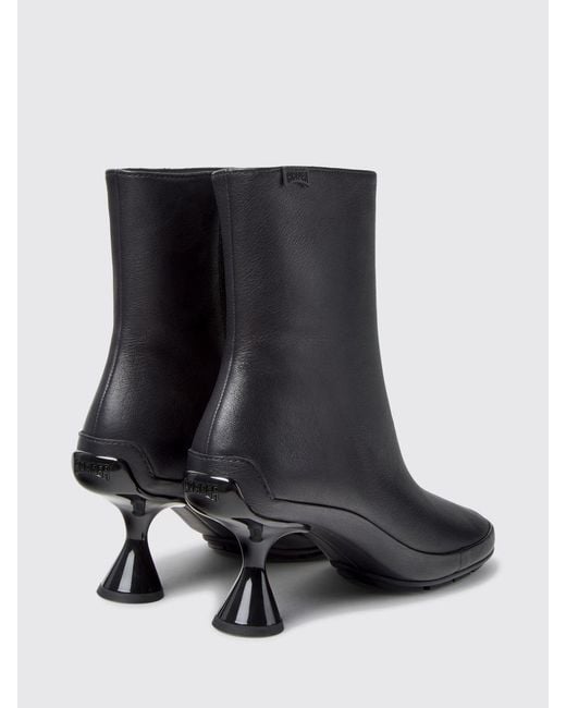 Camper Black Flat Ankle Boot