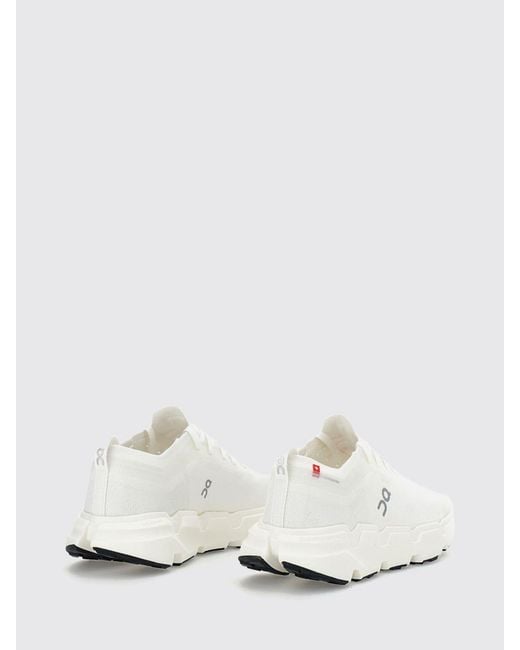 On Shoes White Cloudsoma Lightweight Breathable Mesh Sneakers for men