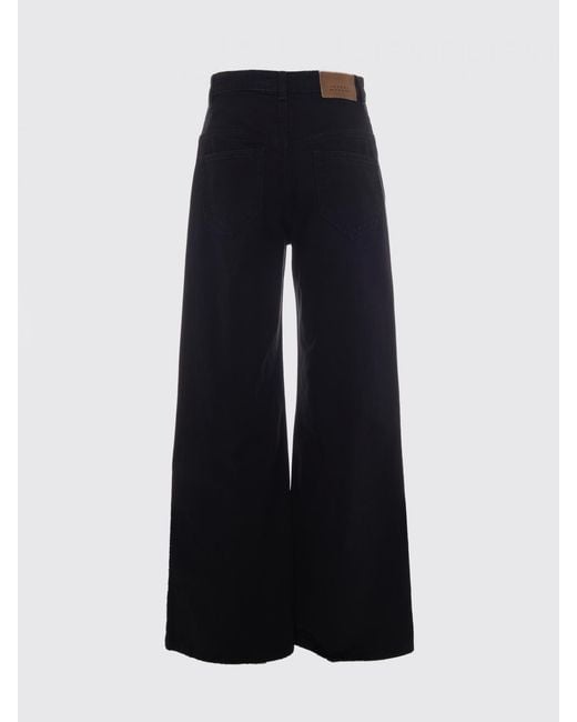 Isabel Marant Black Lemony Wide-Leg Jeans