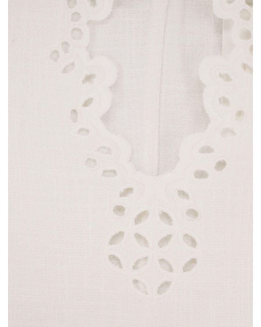 Isabel Marant White Cotton Top