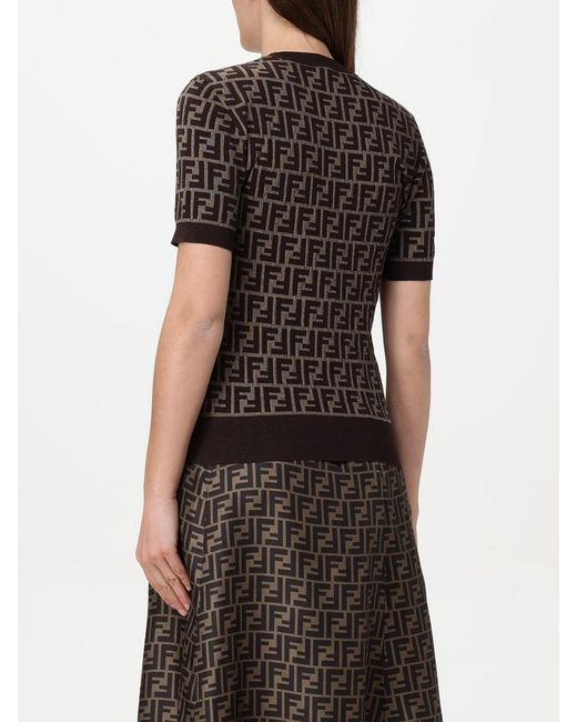 Suéter 'ff' Fendi de color Brown