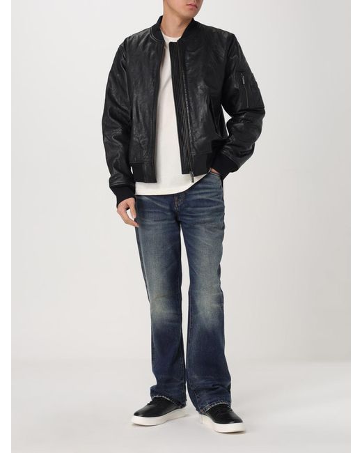 Just Cavalli Black Jacket for men