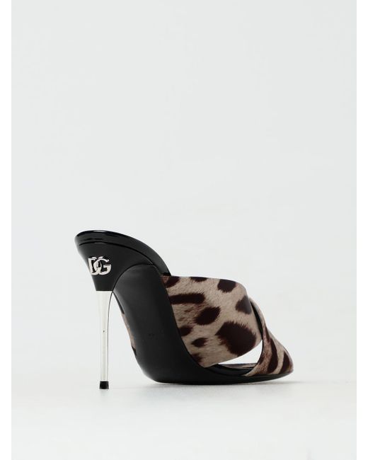 Dolce & Gabbana Natural Heeled Sandals
