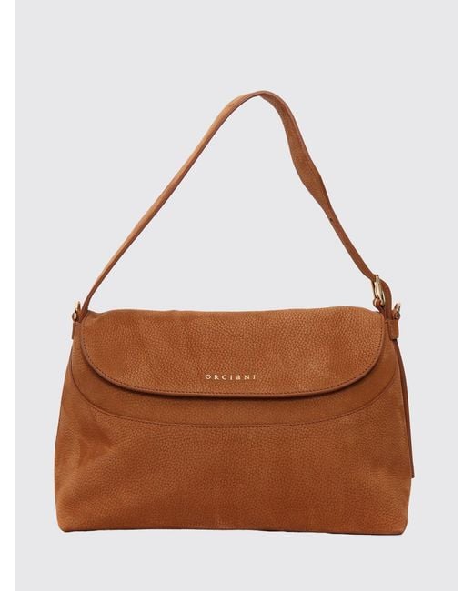 Orciani Brown Handbag