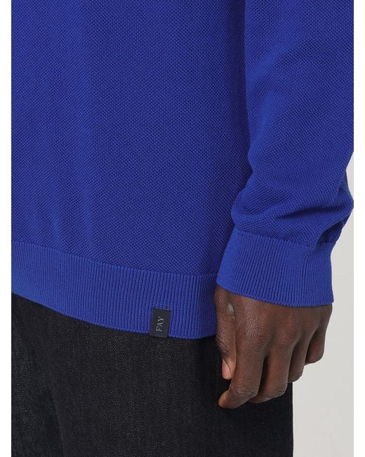 Fay Blue Sweater for men