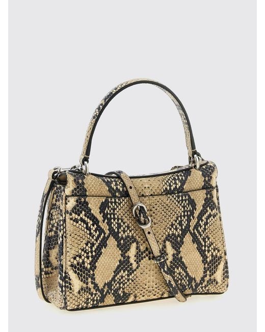 Balenciaga Metallic Rodeo Python Print Leather Bag