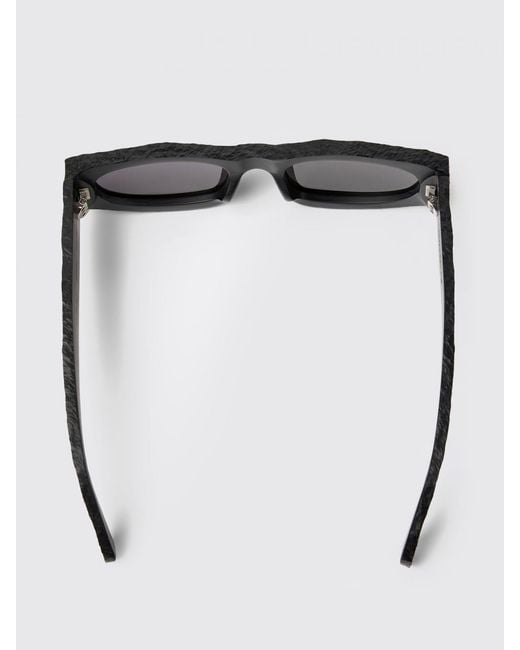 CAMPERLAB Black Hirmu Handcrafted Textured Acetate Sunglasses for men
