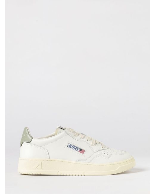Autry Natural Medalist Low Leather Sneakers for men