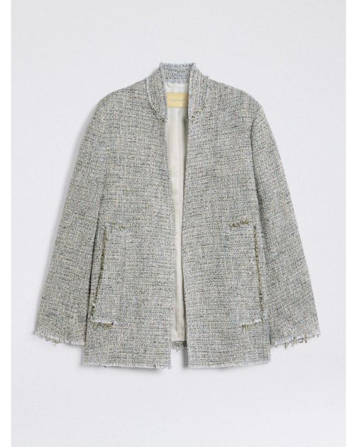 Momoní Gray MomonÌ Cotton Blend Blazer