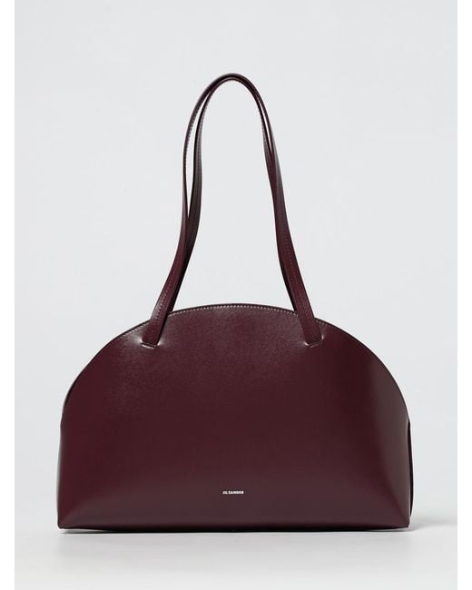 Jil Sander Purple Shoulder Bag