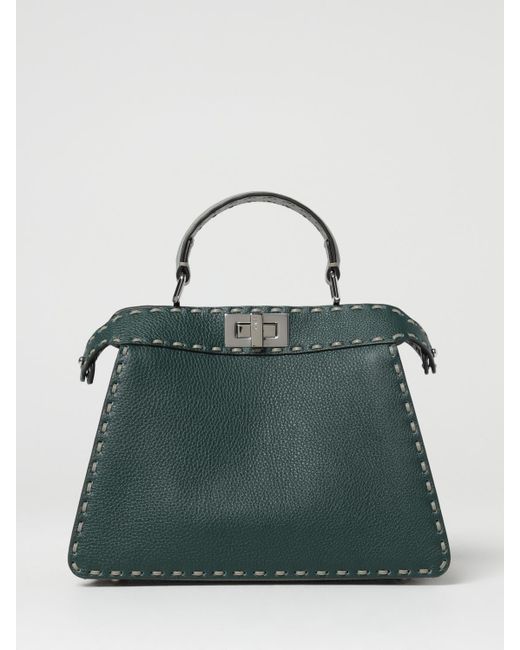 Fendi Green Shoulder Bag