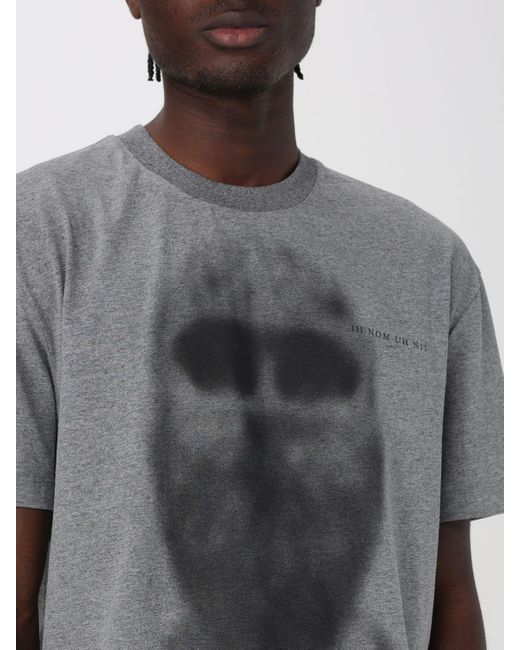 T-shirt in cotone con stampa di Ih Nom Uh Nit in Gray da Uomo