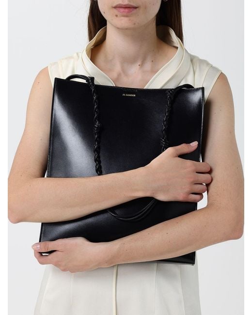 Borsa Tangle di Jil Sander in Black