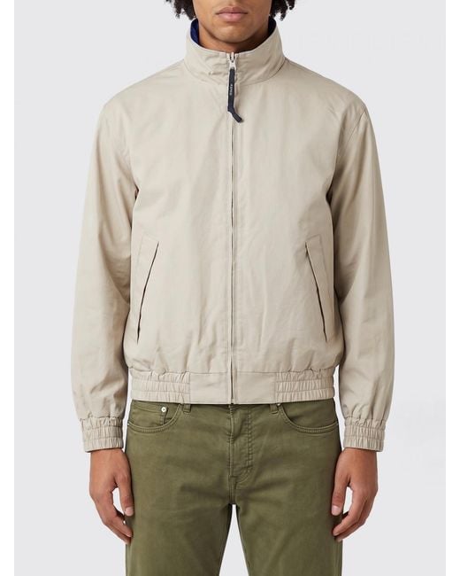 Aspesi Natural Cotton Blend Bomber Jacket for men