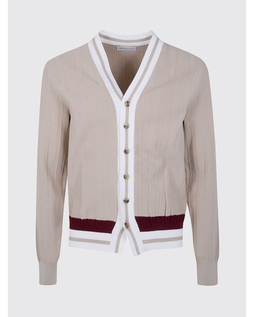 Dries Van Noten Natural Cotton Blend Cardigan for men