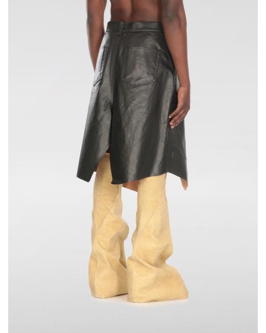 Rick Owens Black Skirt for men
