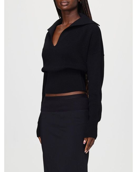 Rick Owens Blue Knitted Midi Skirt
