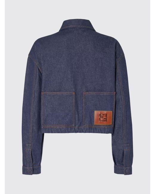 Fendi Blue Denim Jacket