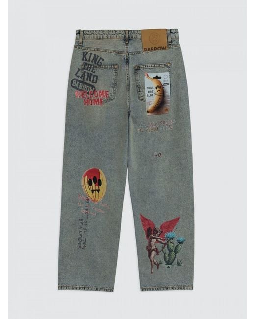 Barrow Blue Pants for men