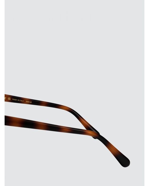 Ferragamo Brown Cat-Eye Acetate Sunglasses With Gancini Detail