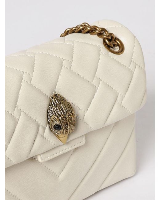 Kurt Geiger Natural Kensington Quilted Leather Bag