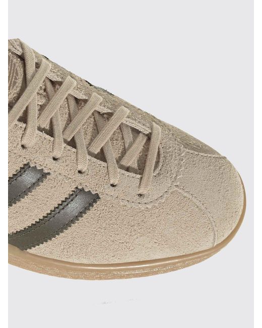 Adidas Originals Natural Suede Tobacco Sneakers for men