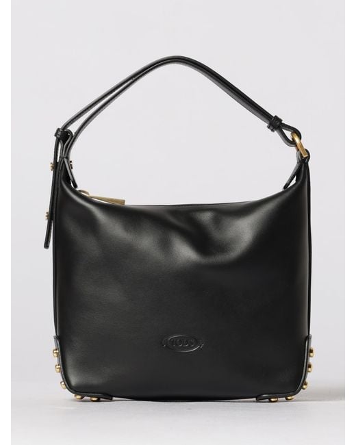 Tod's Black Gmt Leather Bag