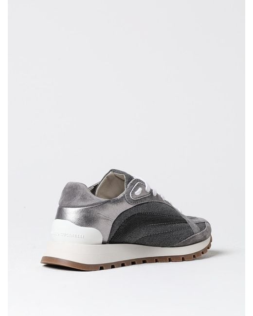 Brunello Cucinelli Gray Sneakers