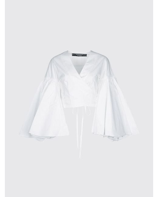 Jacquemus White Paysan Wrap Top