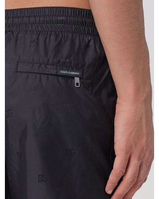 Dolce & Gabbana Blue Dolce &Amp Gabbana Nylon Swimsuit for men
