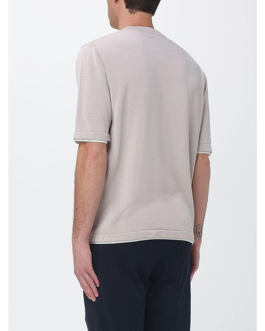 T-Shirt Basic di Eleventy in Gray da Uomo