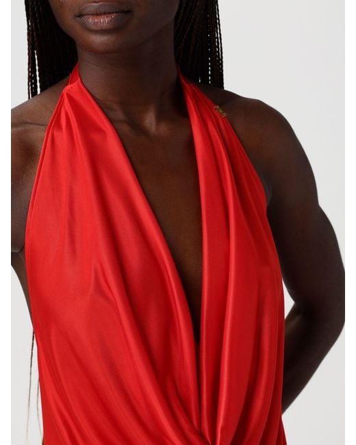 Elisabetta Franchi Red Jersey Top