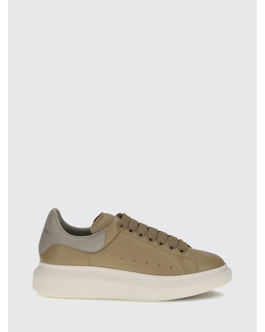 McQueen Multicolor Oversize Bicolor Calfskin Sneakers Alexander With Chunky Sole for men