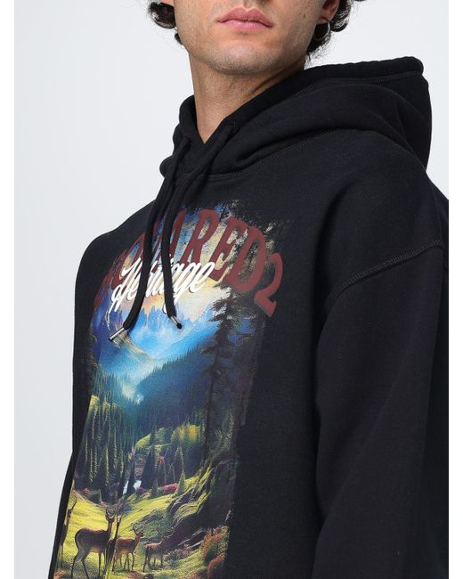 DSquared² Blue Sweatshirt for men