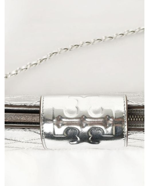 Borsa Fleming di Tory Burch in Gray