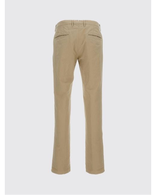 Incotex Natural Stretch Cotton Chino Trousers for men